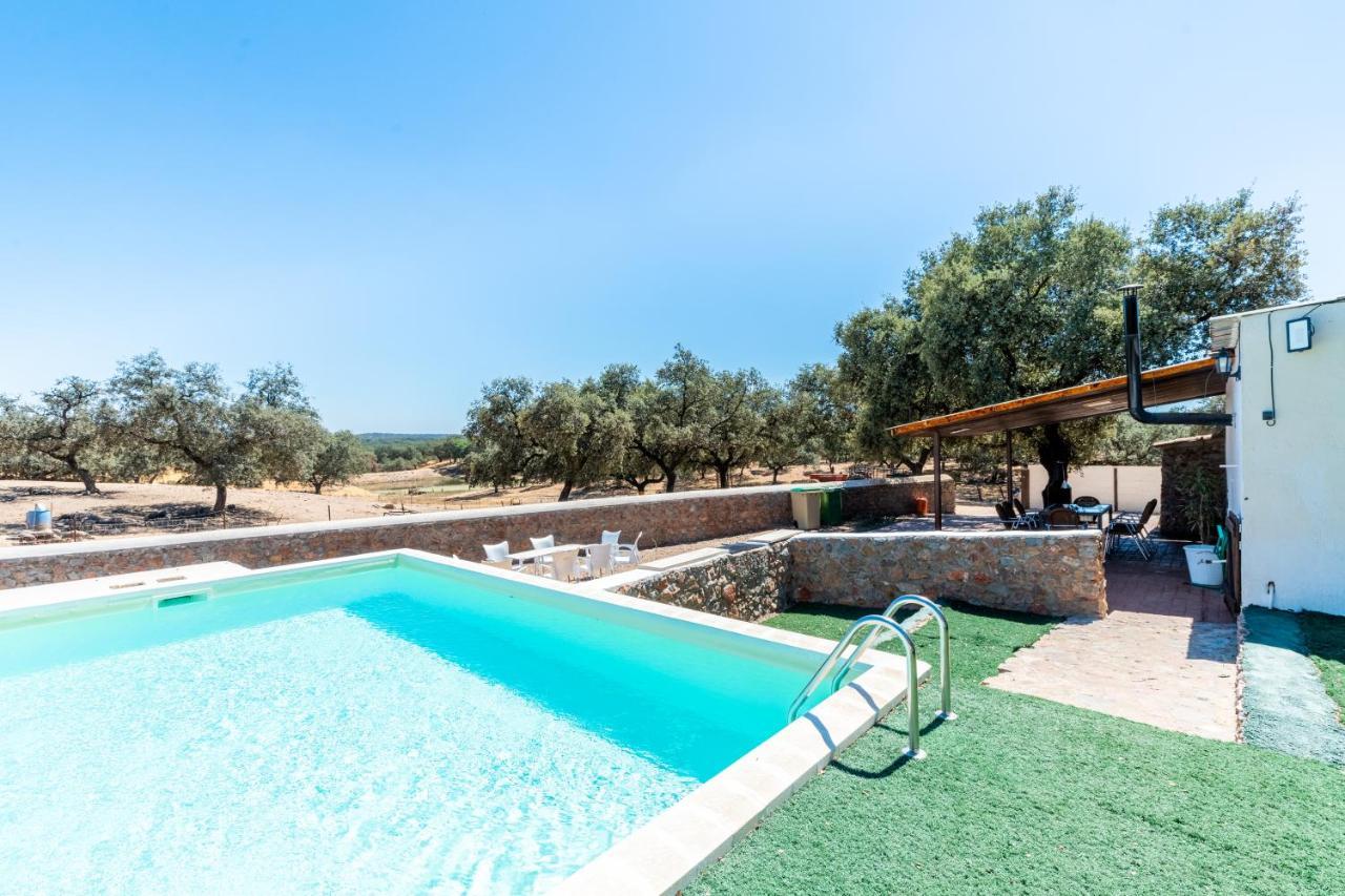 Casa Rural Quejigo Con Piscina Santa Olalla del Cala Exterior foto