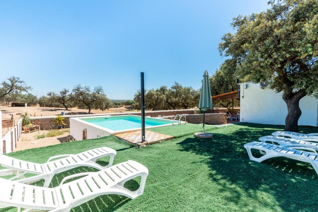 Casa Rural Quejigo Con Piscina Santa Olalla del Cala Exterior foto