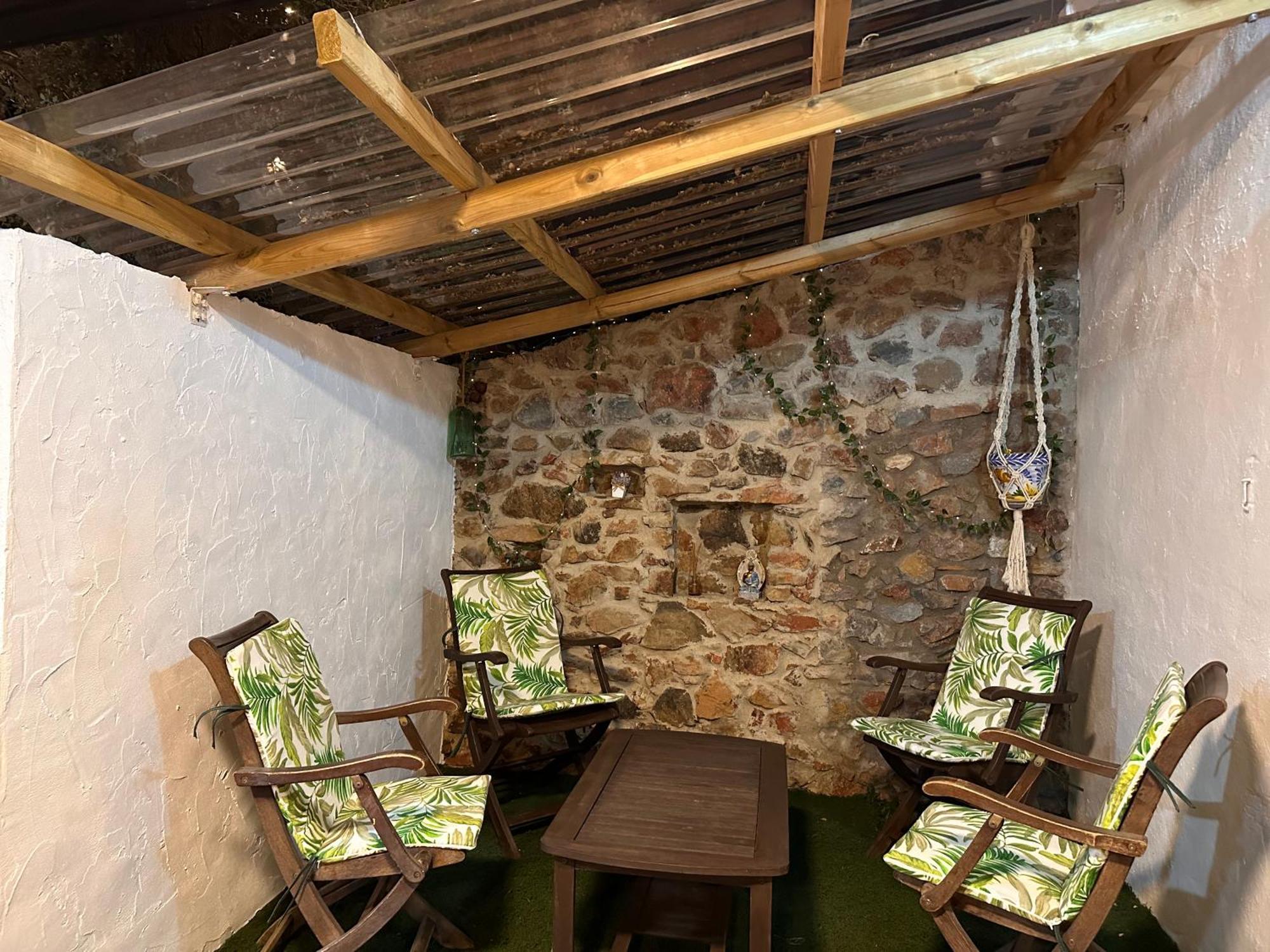 Casa Rural Quejigo Con Piscina Santa Olalla del Cala Exterior foto