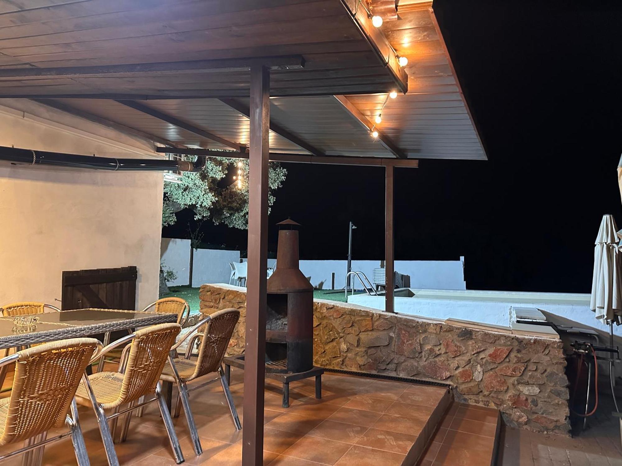 Casa Rural Quejigo Con Piscina Santa Olalla del Cala Exterior foto